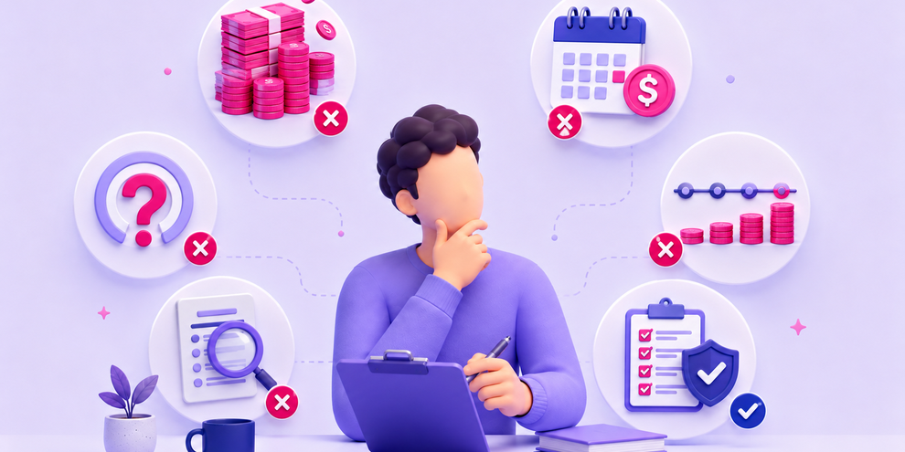 Errores comunes al pedir un préstamo personal